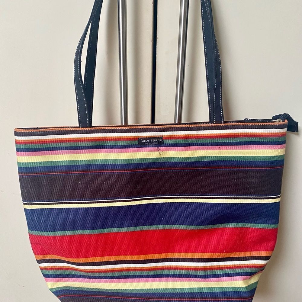 Kate Spade Multicolored Striped Bag